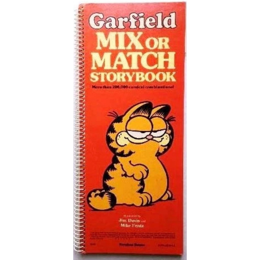 Vintage Garfield Mix or‎ Match Storybook